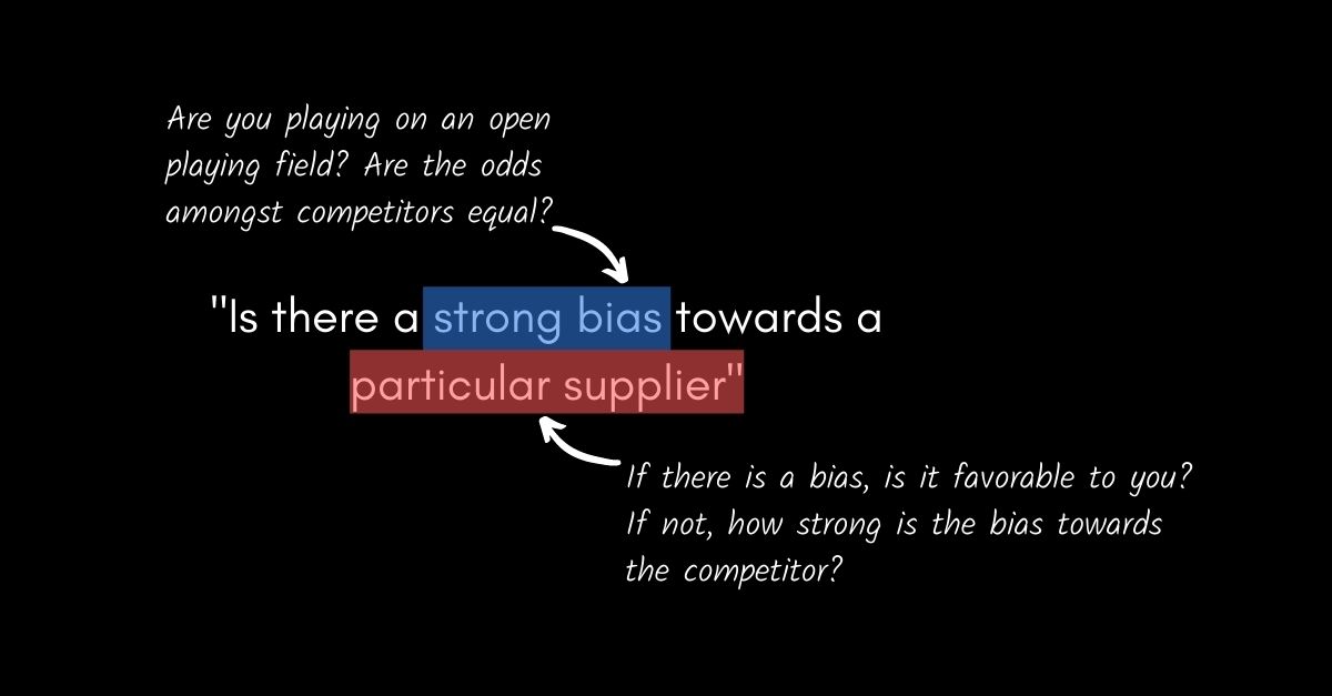 Pre-qualification question no. 5 of 5